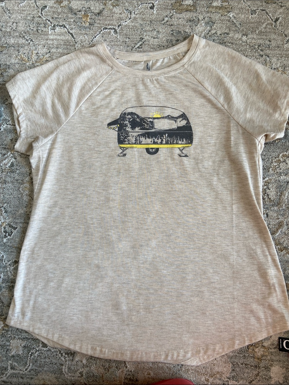 MTA Sport Cream Short-Sleeve Tee with Camper Graphic